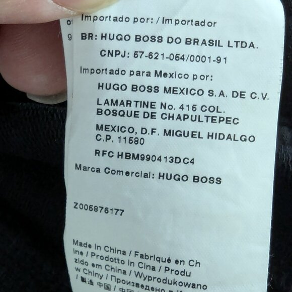 Hugo Boss Men's Black Zip-up Jacket - Size XL - Picture 12 of 14